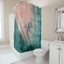 Search for teal ombre shower curtains Modern