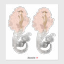 Search for beautiful mermaid stickers Beach