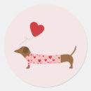 Search for valentine dachshund stickers Heart