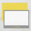 Search for gray yellow note cards Modern