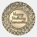 Search for gold leopard stickers Trendy