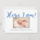 Search for adoption birth announcement cards Blue