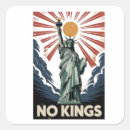 Search for status stickers No king in america