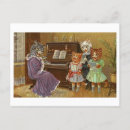 Search for cats singing postcards Vintage