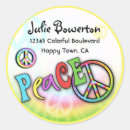 Search for hipster chic stickers Peace