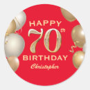 Search for happy 70 stickers 70th birthday
