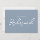 Search for modern bridesmaid cards Pretty casual informal