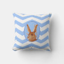 Search for blue and white rabbit cushions Easter bunny