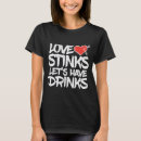 Search for anti valentines day tshirts love stinks