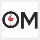 Search for aum square stickers Yoga