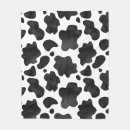 Search for cow print blankets Black and white