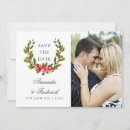 Search for floral christmas wedding save the dates Roses