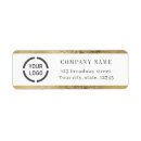 Search for gold border return address labels Luxury