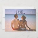 Search for he asked she said yes invitations Typography