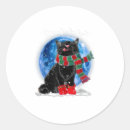 Search for black cat moon stickers Blue