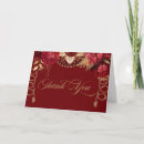 Search for red roses thank you cards Quinceanera