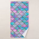Search for fish bath towels Mermaid