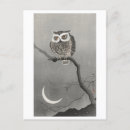 Search for owl ears postcards Moon