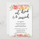 Search for eat drink be married wedding invitations Casual