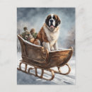 Search for st bernard postcards Winter