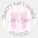 Search for girl footprints stickers Its a girl