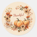 Search for pretty pumpkin stickers Fall