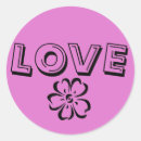 Search for retro flower stickers Pink