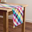 Search for funky table runners Rainbow