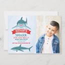 Search for shark photo invitations Party
