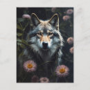 Search for wild wolf postcards Animal