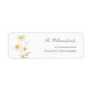 Search for with daisies return address labels Floral