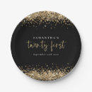 Search for black and gold paper plates Sparkle