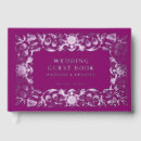 Search for purple wedding guest books Modern