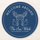 Search for navy coasters Welcome aboard