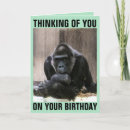 Search for funny monkey cards Gorilla