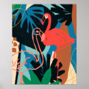 Search for tropical flamingo posters Greenery