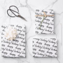 Search for cursive wrapping paper Trendy