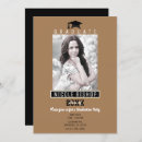 Search for brown and gold graduation invitations Modern