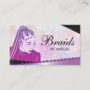 Search for african american business cards Braiding