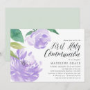 Search for peony first communion invitations Elegant