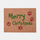 Search for christmas dog doormats Whimsical