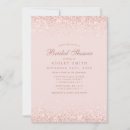 Search for rose gold confetti invitations Simple