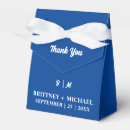 Search for dusty blue wedding favour boxes Timeless