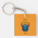 Search for taurus symbol key rings April birthday