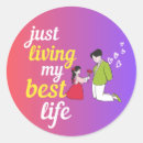 Search for my life stickers Love quote