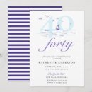Search for nautical 40th birthday Navy blue