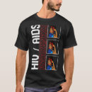 Search for hiv aids awareness tshirts Black
