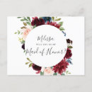 Search for navy blue bridesmaid cards Maid of honour