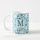 Search for turquoise teal mugs Floral