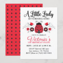Search for ladybug 1st birthday invitations Girl